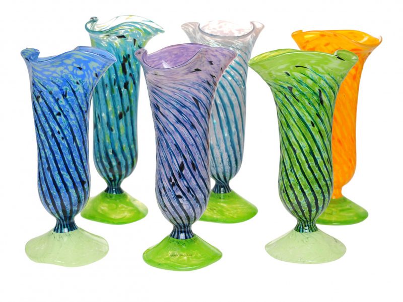 Glassvase - Engletrompet rosa