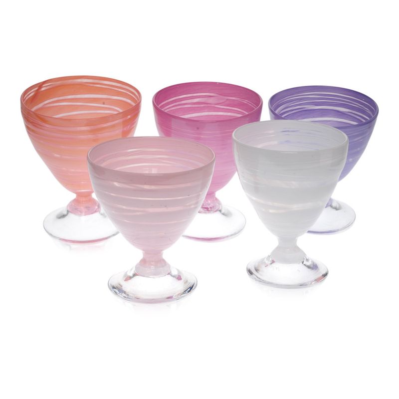 Sand Farrisglass Mørkerosa