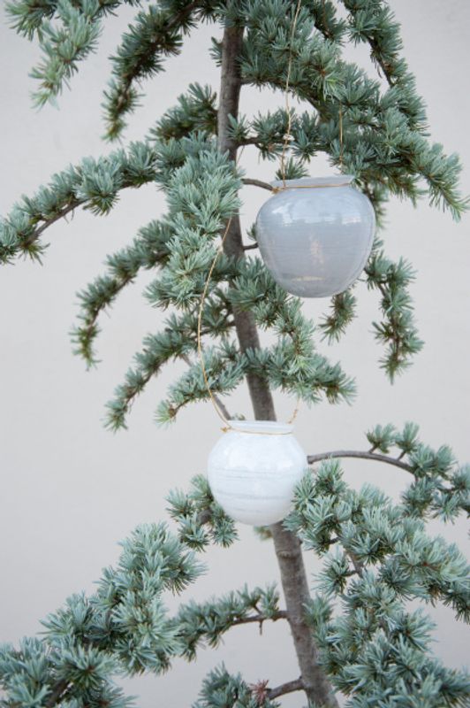 Kunstglass - Lykt Sand nr 4