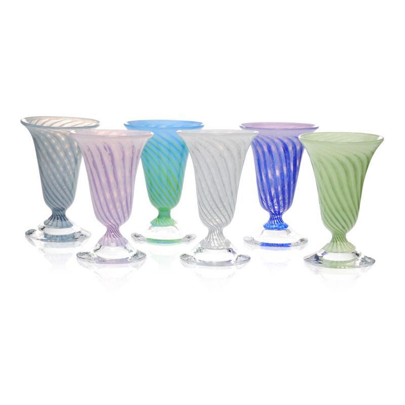 Kunstglass Sommerminner rosa - små