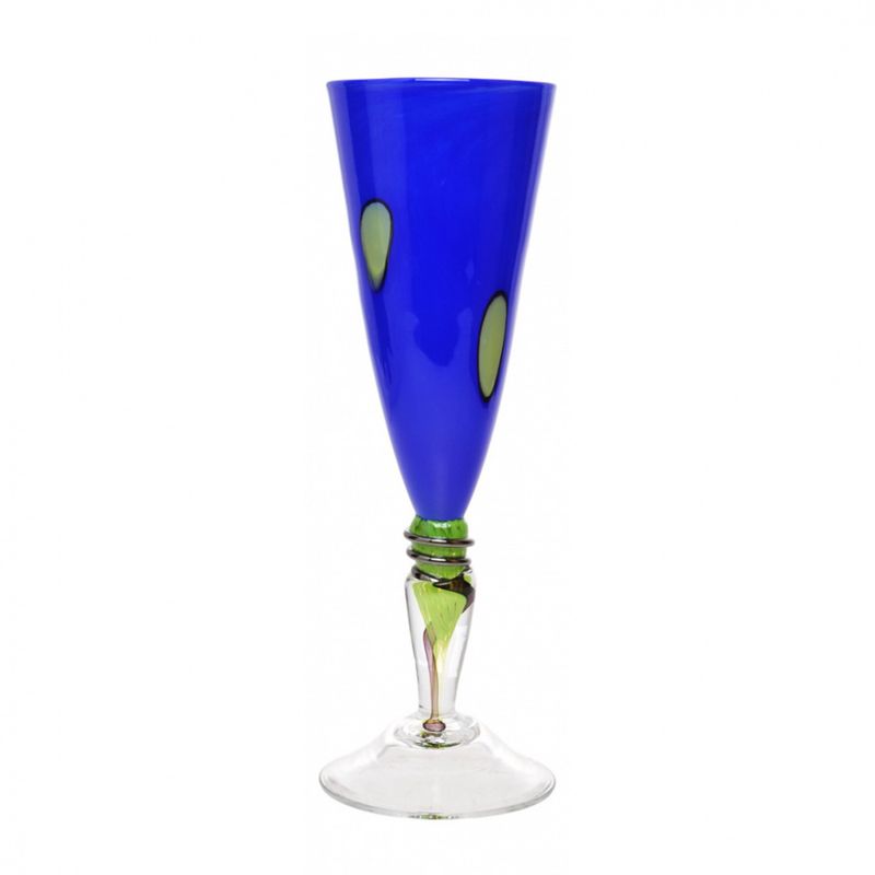 Kunstglass - Cirkus stor blå