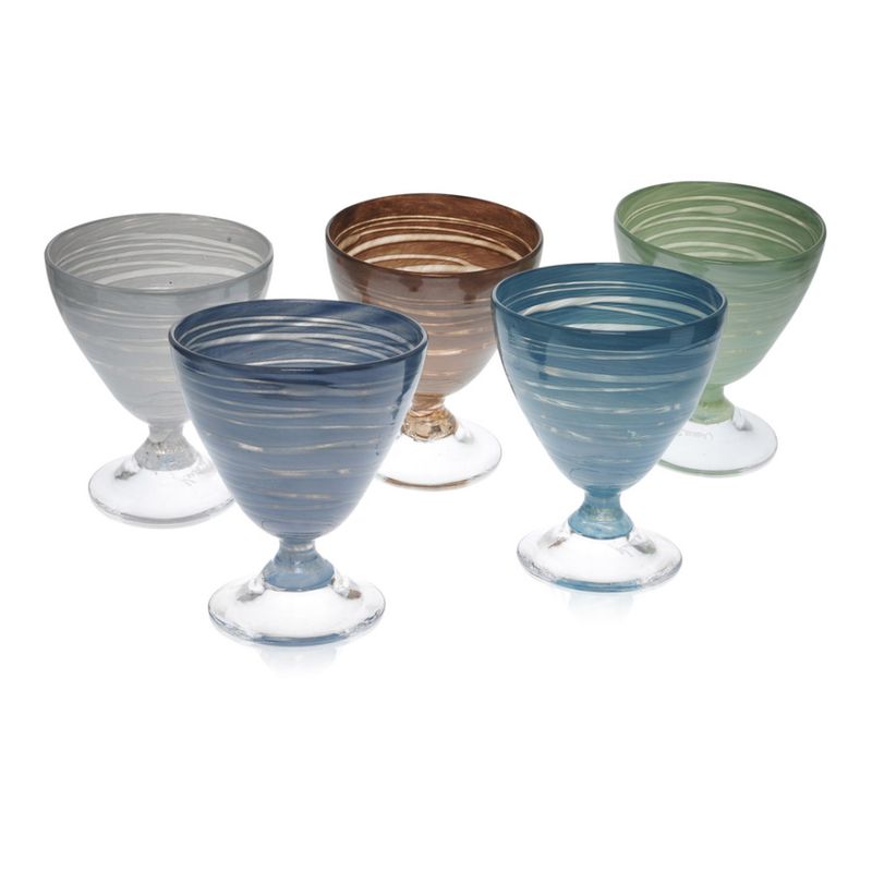 Sand Farrisglass Nyblå