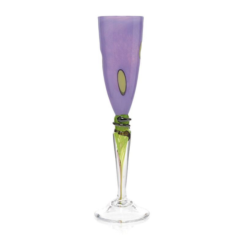 kunstglass - cirkus - lilla, medium
