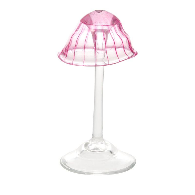 Glasskunst - Sopp rosa