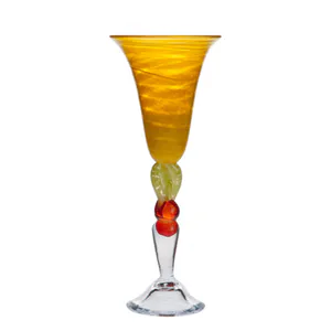 Hovedbilde Kunstglass - Gul keiser