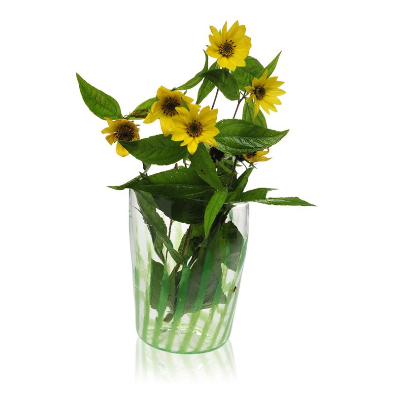 kunstglass - Bølge vase