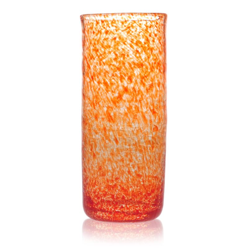 Rustikk farris/vannglass, rød