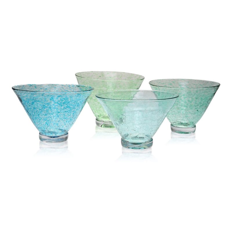 Rustikk skål, liten lys grønn