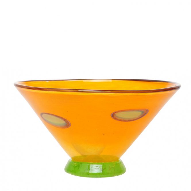 Hovedbillede Kunstglass - cirkus - skål - ...