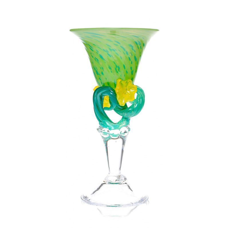 Kunstglass - Blomstring Jade