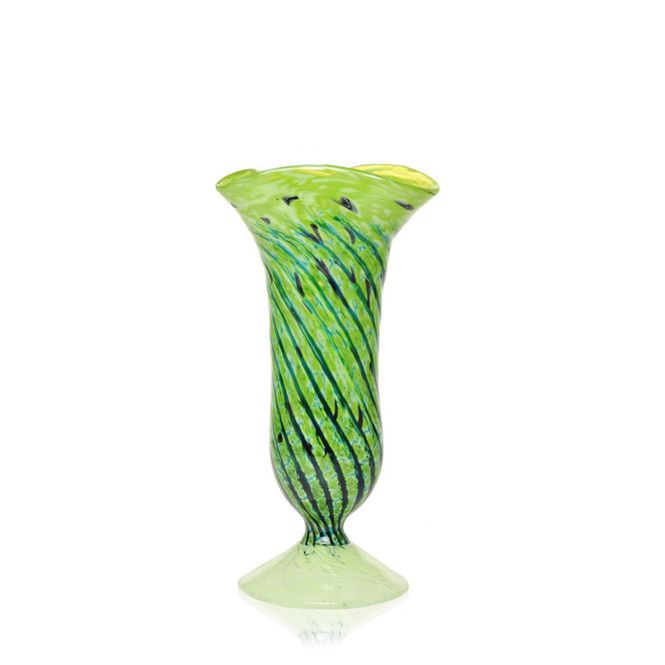 Hovedbilde Glassvase -Engletrompet grønn