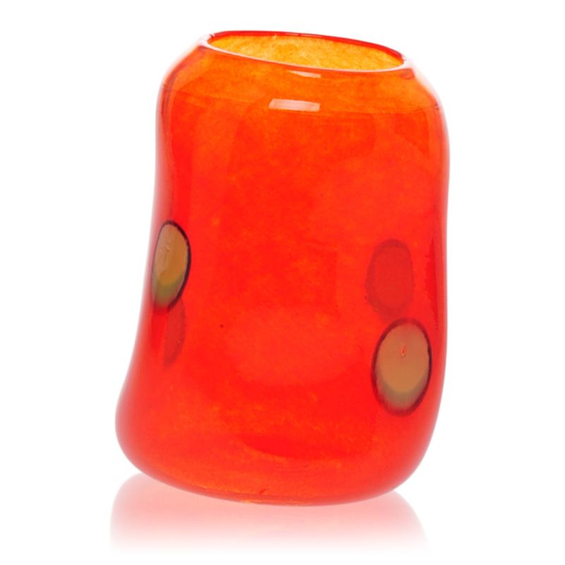 Kunstglass - Liten Cirkus vase. 