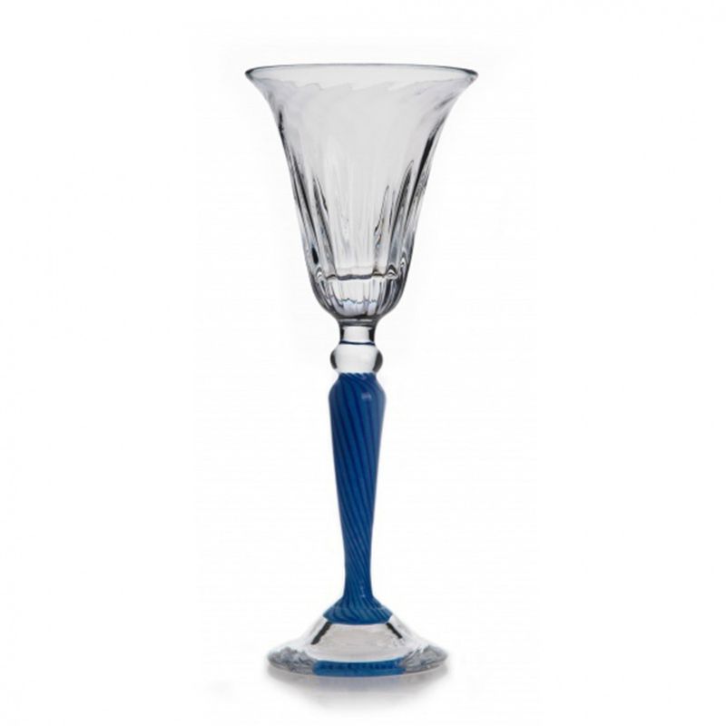 Kunstglass - Klassisk blå