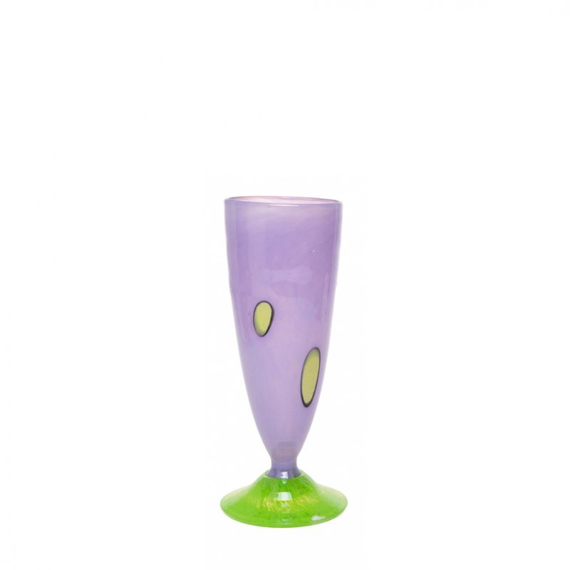Kunstglass cirkus liten lilla